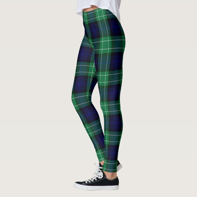 Scotstee Clan Abercrombie Tartan Women Leggings (Left)