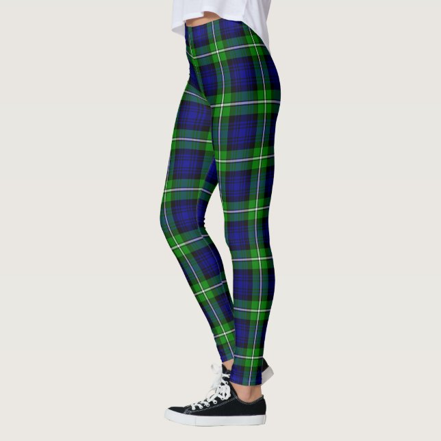 Scotstee Clan Bannerman Tartan Women Leggings (Left)