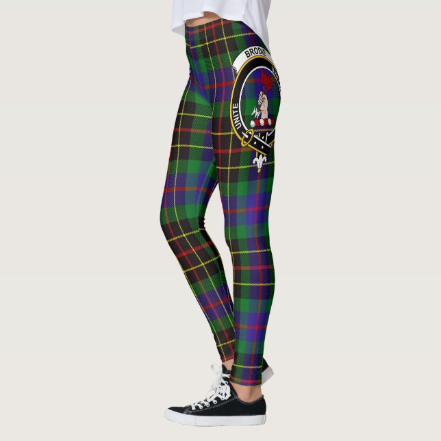 Scotstee Clan Brodie Hunting Crest Tartan Women  Leggings (Left)