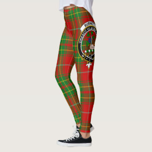 Scotstee Clan Burnett Ancient Crest Tartan Women Leggings