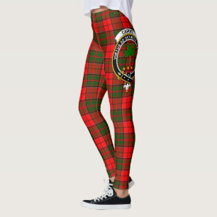 Scotstee Clan Cairns Crest Tartan Women Leggings