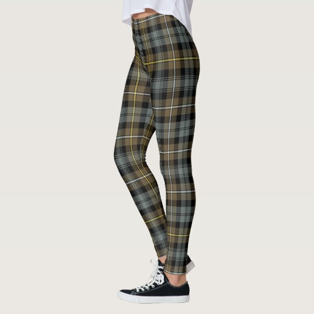 Scotstee Clan Campbell Argyll Weathered Tartan Wom Leggings (Left)