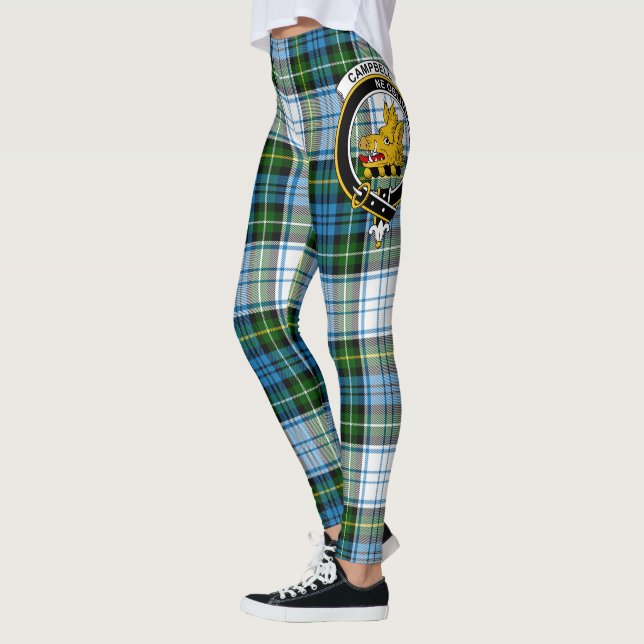Scotstee Clan Campbell Dress Crest Tartan Women Leggings (Left)