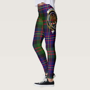 Scotstee Clan Chalmers Crest Tartan Women Leggings