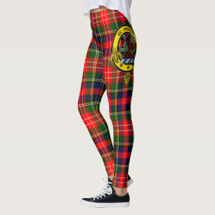Scotstee Clan Christie Crest Tartan Women Leggings