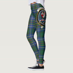 Scotstee Clan Cockburn Ancient Crest Tartan Women Leggings