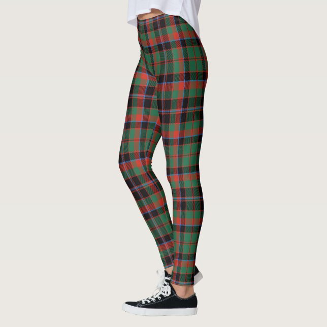 Scotstee Clan Cumming Hunting Ancient Tartan Women Leggings (Left)