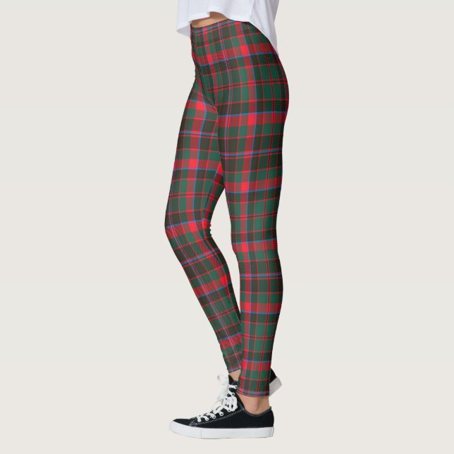 Scotstee Clan Cumming Hunting Modern Tartan Women  Leggings (Left)