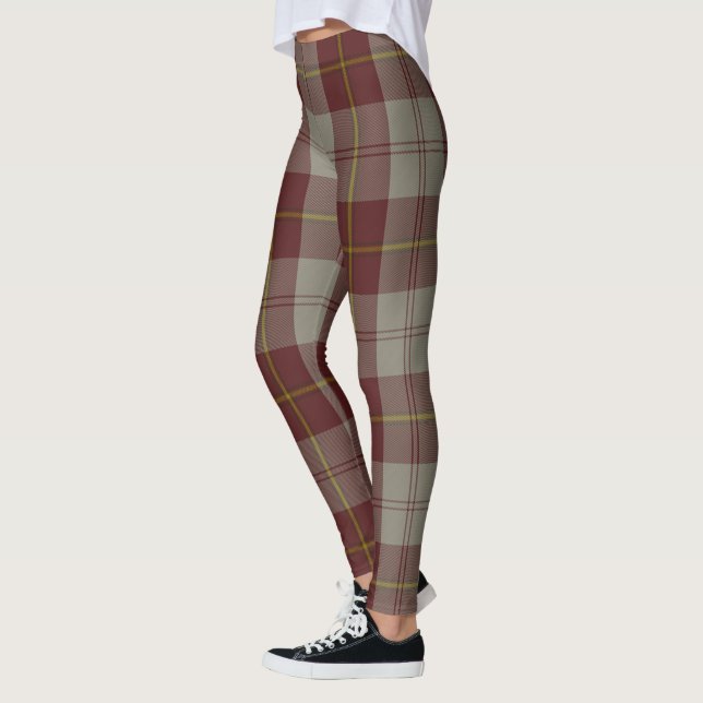 Scotstee Clan Cunningham Burgundy Dancers Tartan W Leggings (Left)