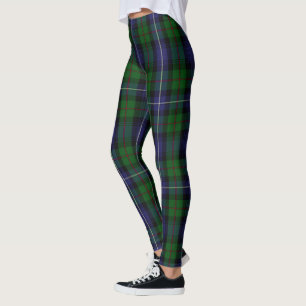 Scotstee Clan Donnachaidh Robertson Green Tartan W Leggings
