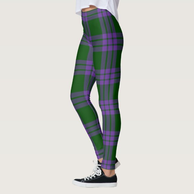 Scotstee Clan Elphinstone Tartan Women Leggings (Left)