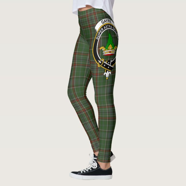 Scotstee Clan Gayre Crest Tartan Women Leggings (Left)