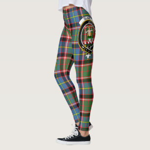 Scotstee Clan Glass Crest Tartan Women Leggings