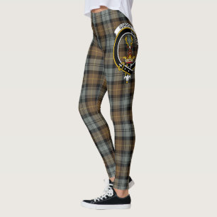 Scotstee Clan Gordon Weathered Crest Tartan Women Leggings