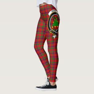 Scotstee Clan Grant of Rothiemurchus Crest Tartan Leggings