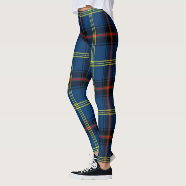 Scotstee Clan Grewar Tartan Women Leggings (Left)