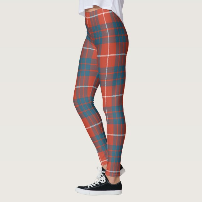 Scotstee Clan Hamilton Ancient Tartan Women Leggings (Left)