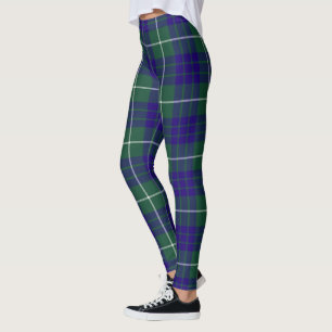 Scotstee Clan Hamilton Hunting Modern Tartan Women Leggings