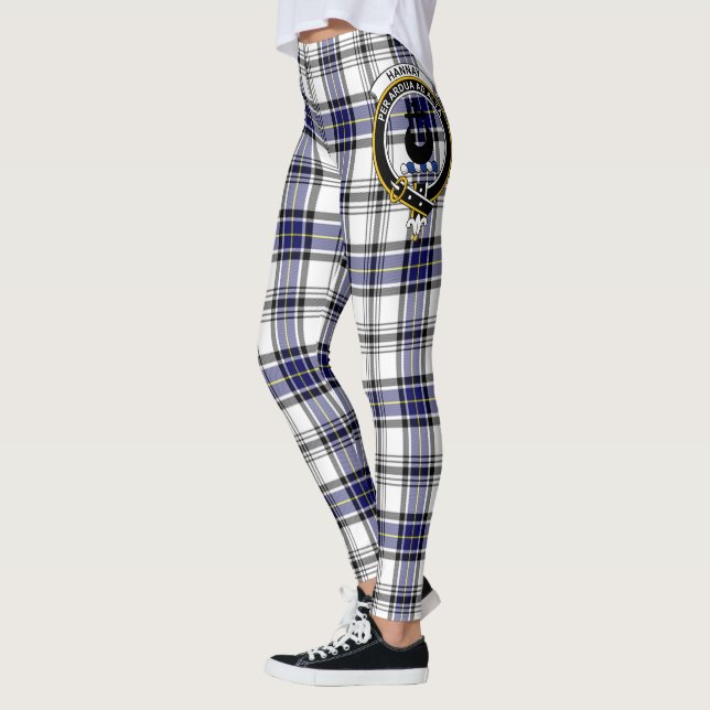 Scotstee Clan Hannay Crest Tartan Women Leggings (Left)