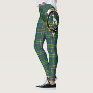 Scotstee Clan Hunter of Hunterston Crest Tartan Leggings