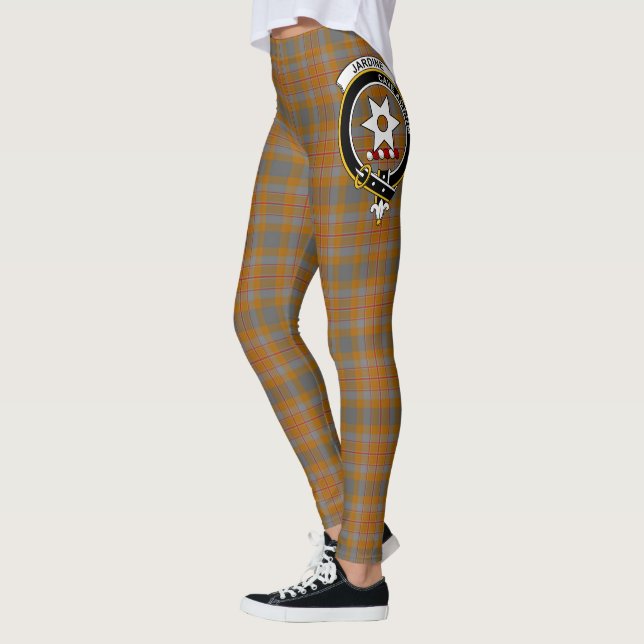 Scotstee Clan Jardine Crest Tartan Women Leggings (Left)