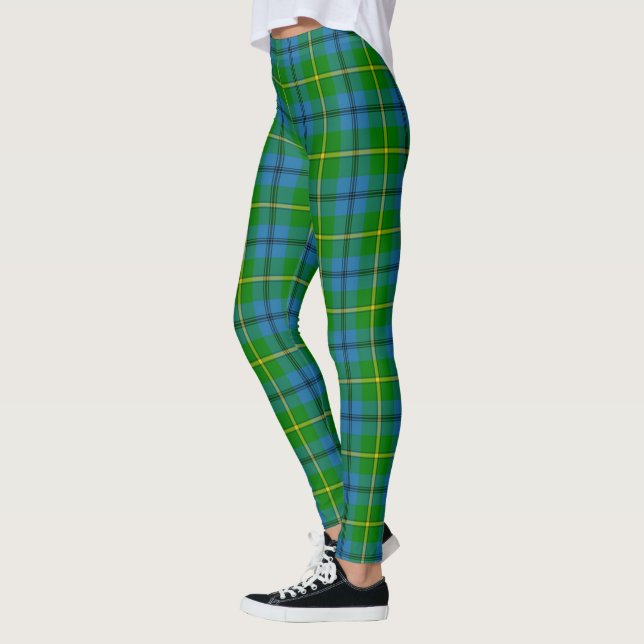 Scotstee Clan Johnston Tartan Women Leggings (Left)