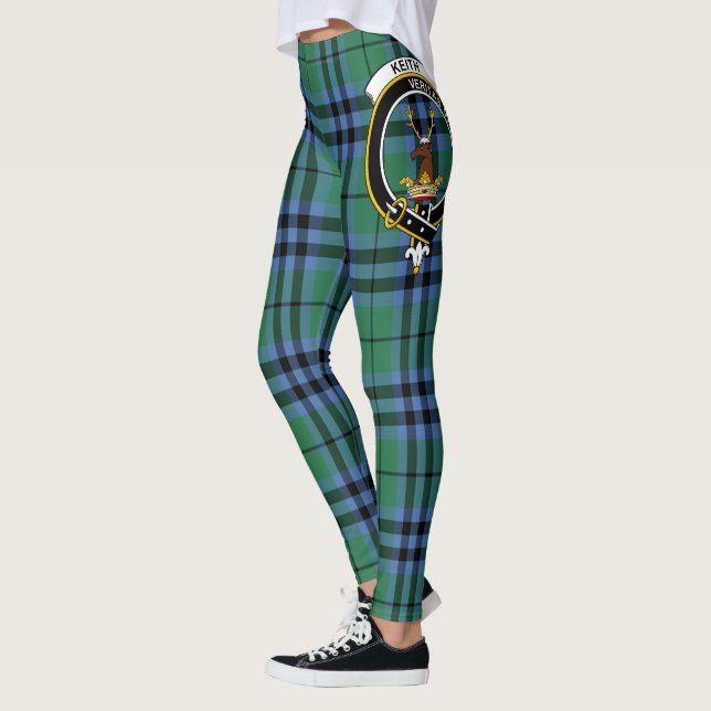 Scotstee Clan Keith Ancient Crest Tartan Women Leggings (Left)