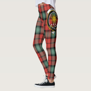 Scotstee Clan Kerr Ancient Crest Tartan Women Leggings