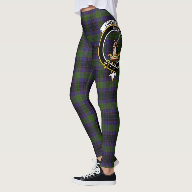 Scotstee Clan Lumsden Hunting Crest Tartan Women Leggings (Left)