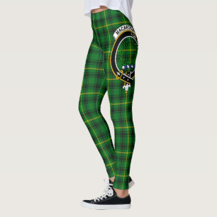 Scotstee Clan MacArthur Crest Tartan Women Legging