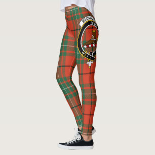 Scotstee Clan MacAulay Ancient Crest Tartan Women  Leggings