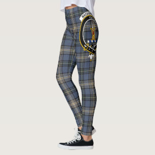 Scotstee Clan MacDowall Crest Tartan Women Legging