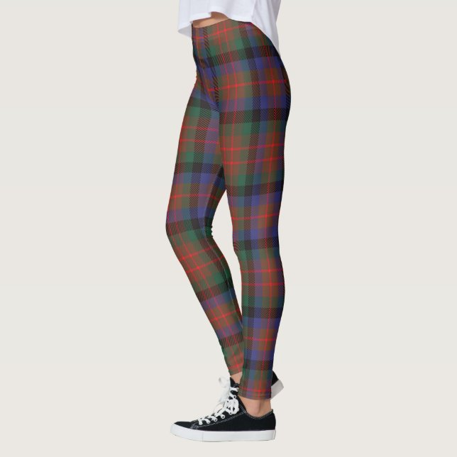 Scotstee Clan MacDuff Hunting Modern Tartan Women  Leggings (Left)