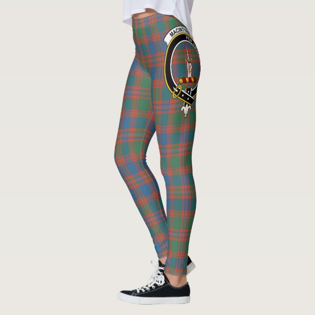 Scotstee Clan MacIntyre Ancient Crest Tartan Women Leggings (Left)