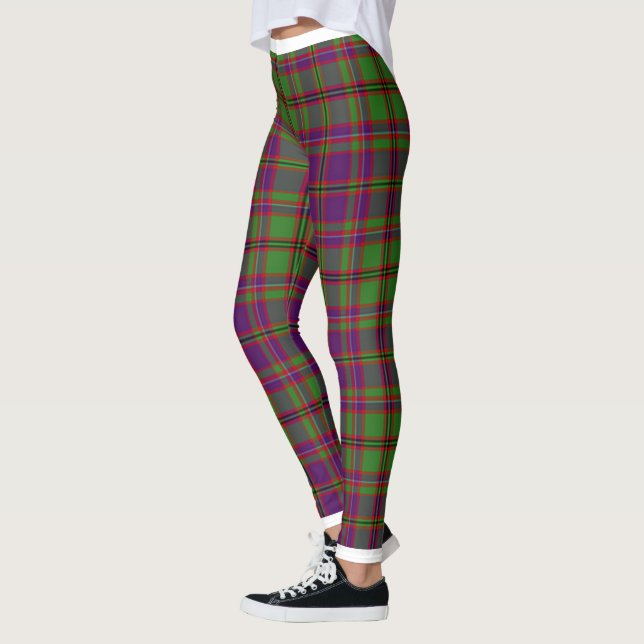 Scotstee Clan MacIntyre Of Glenorchy Tartan Women  Leggings (Left)