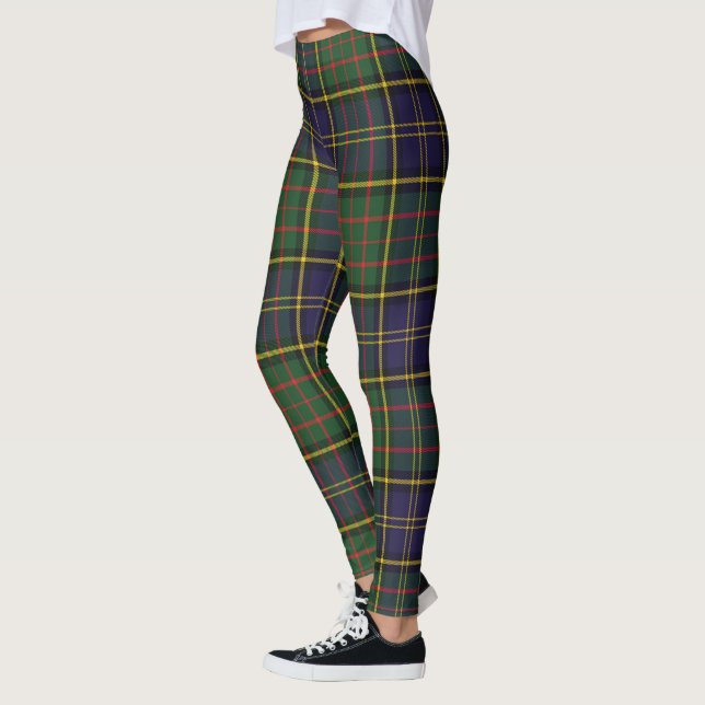 Scotstee Clan MacMillan Hunting Modern Tartan Leggings (Left)
