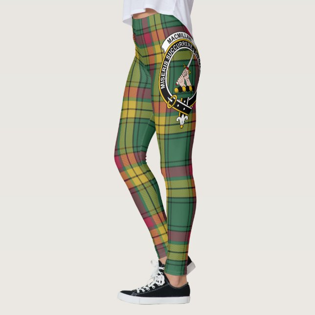 Scotstee Clan MacMillan Old AncientCrest Tartan Leggings (Left)