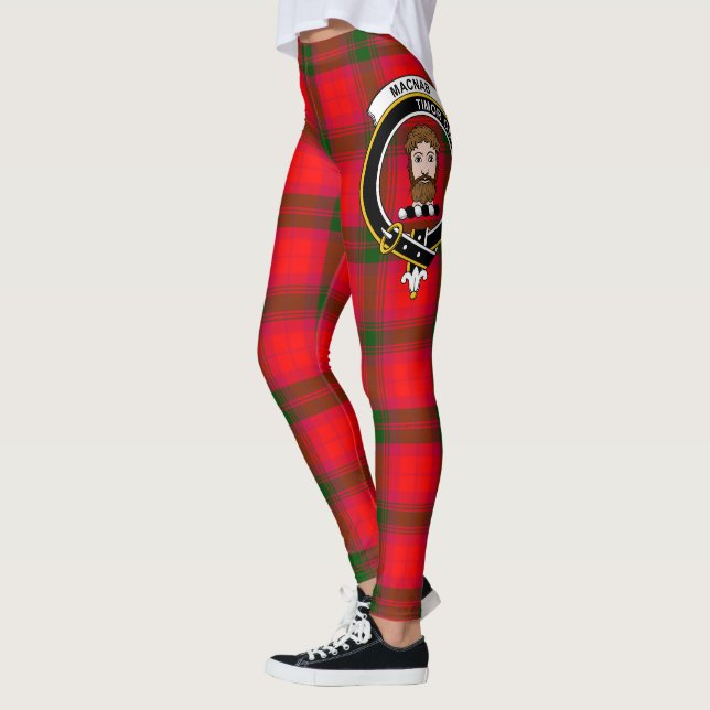 Scotstee Clan MacNabCrest Tartan Women Leggings (Left)