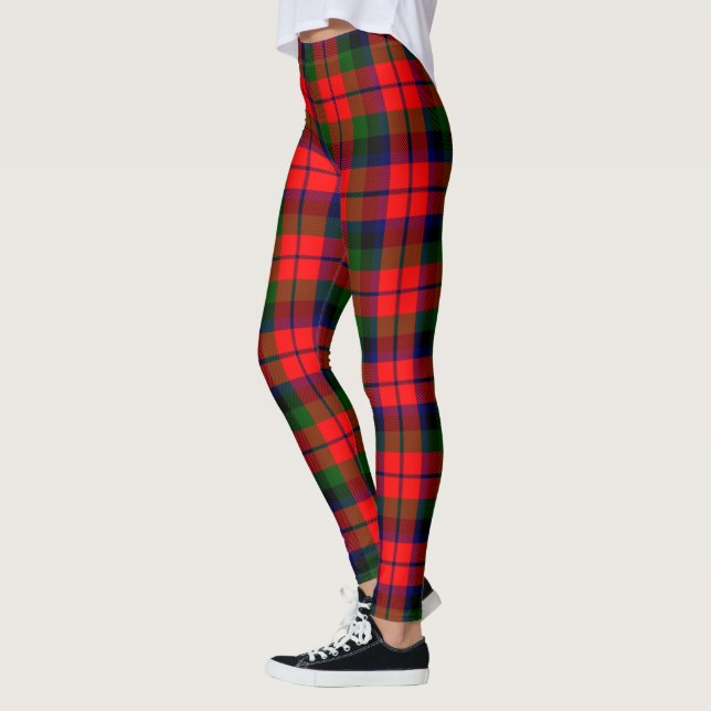 Scotstee Clan MacNaughton Tartan Women Leggings (Left)