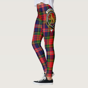 Scotstee Clan MacPherson Ancient Crest Tartan Leggings