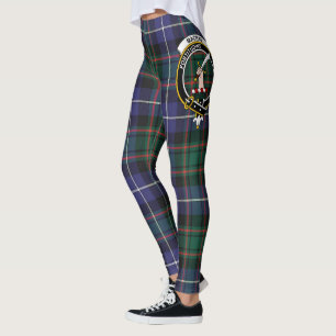 Scotstee Clan MacRae Hunting Modern Crest Tartan Leggings