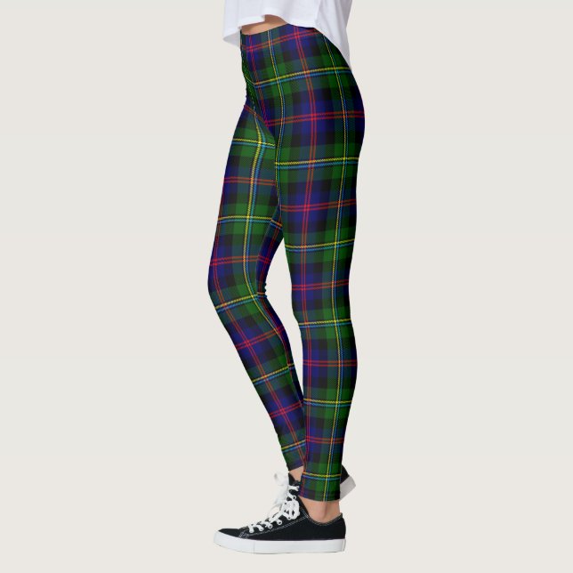 Scotstee Clan Malcolm Ancient Tartan Women Legging (Left)