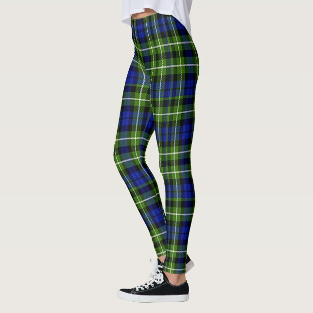 Scotstee Clan Monteith Hunting Ancient Tartan Wome Leggings (Left)