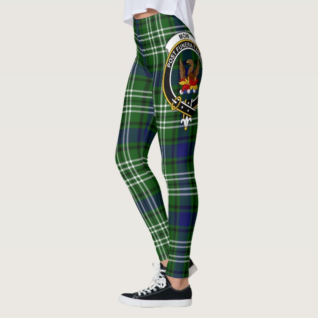 Scotstee Clan Mow Crest Tartan Women Leggings (Left)