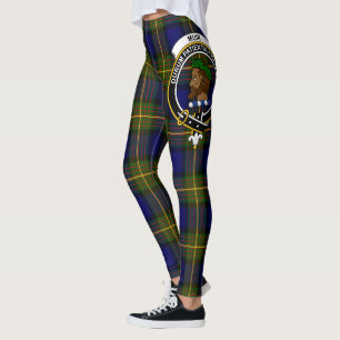Scotstee Clan Muir Crest Tartan Women Leggings