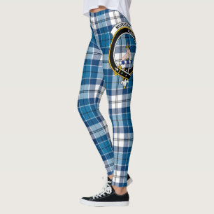 Scotstee Clan Muirhead Blue Crest Tartan Women Leggings