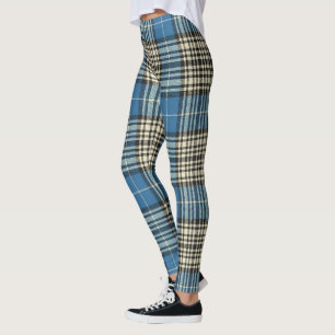 Scotstee Clan Napier Ancient Ancient Tartan Women  Leggings