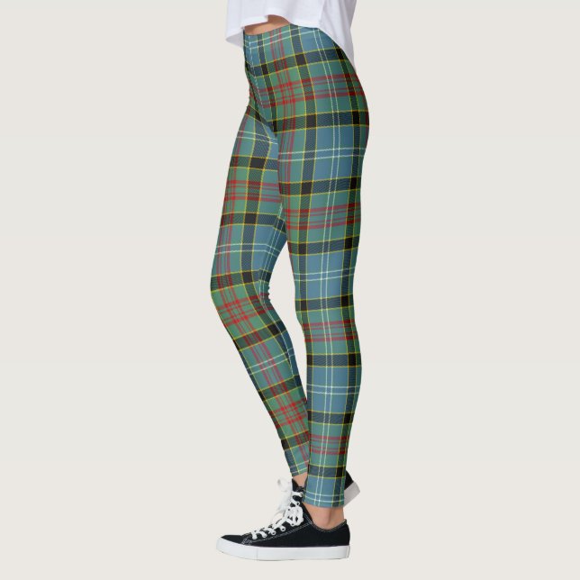 Scotstee Clan Paisley Tartan Women Leggings (Left)