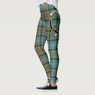 Scotstee Clan Porterfield Crest Tartan Women Leggings