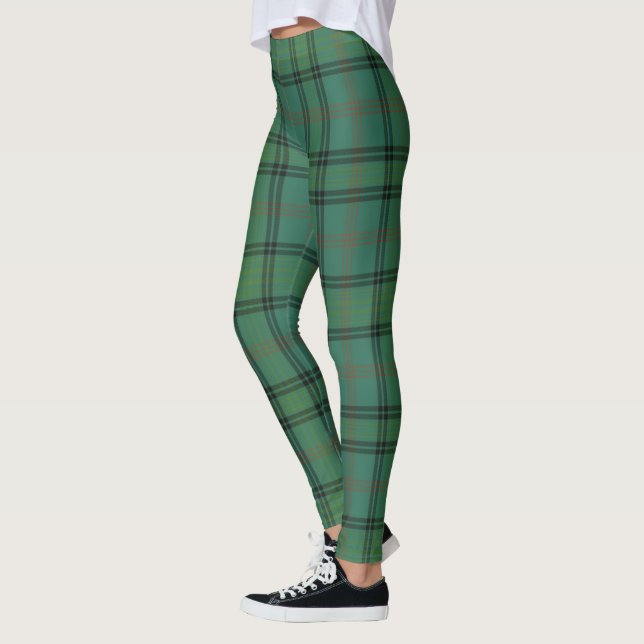 Scotstee Clan Ross Hunting Ancient Tartan Women Leggings (Left)